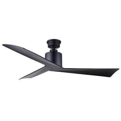 Canarm Eli 52in Ceiling Fan | Matte Black with 3 Blades | Living Room & Bedroom | 52 in W | Model CF52ELI3BK