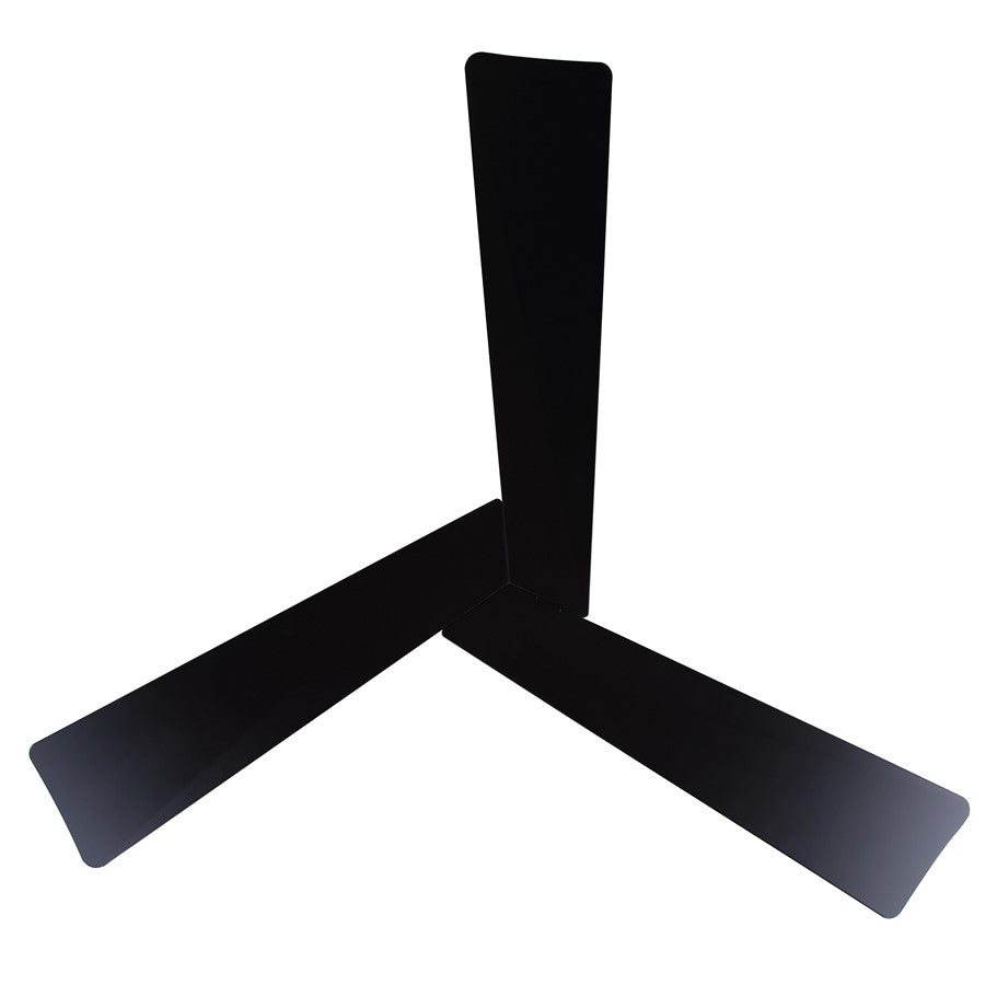 Canarm Eli 52in Ceiling Fan | Matte Black with 3 Blades | Living Room & Bedroom | 52 in W | Model CF52ELI3BK
