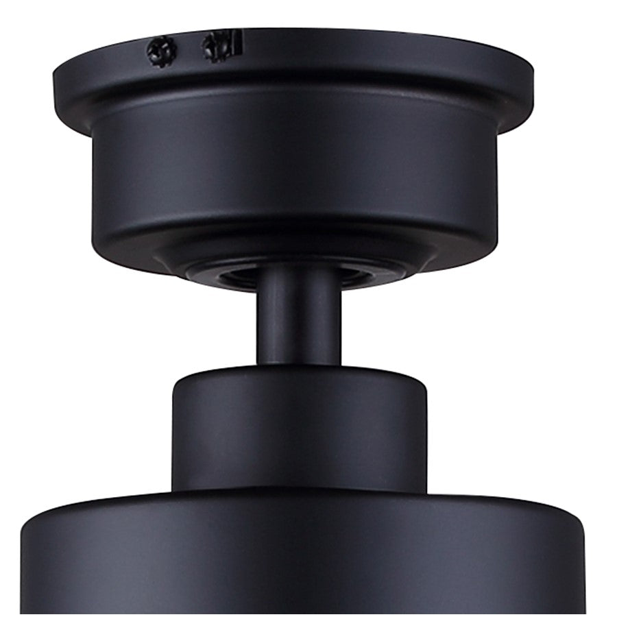 Canarm Eli 52in Ceiling Fan | Matte Black with 3 Blades | Living Room & Bedroom | 52 in W | Model CF52ELI3BK