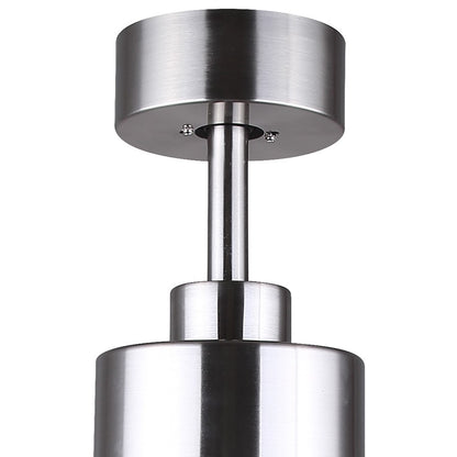 Canarm Liv 52in 1-Light Ceiling Fan | Modern Brushed Nickel and Walnut Plywood Blades | Living Room & Covered Patio | Model CF52JAC3BN-ES