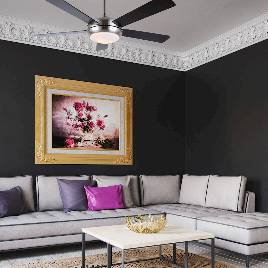 Canarm Moderne 52in Ceiling Fan | Brushed Nickel Finish | Living Room & Bedroom | 52 x 52 x 11 in | Model CF52MD05BN