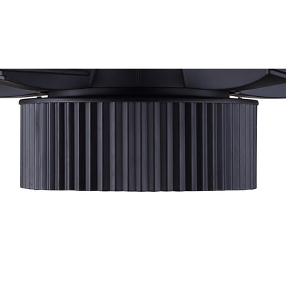 Canarm Rexton 52in 2-Light Ceiling Fan | Matte Black and Black | Kitchen, Living Room & Bedroom | 52 x 52 x 12 in | Model CF52REX5BK