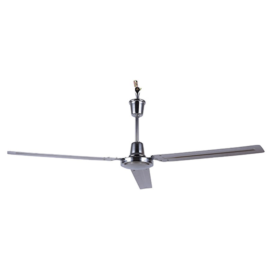 Canarm 56in Deco Ceiling Fan | Chrome Steel | Living Room & Bedroom | 56 x 25 x 22 in | Model CP56CH