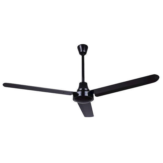 Canarm 56in Industrial Ceiling Fan | White Finish, 5-Blade | Living Room & Bedroom | 56 x 56 x 18 in | Model CP56D10N