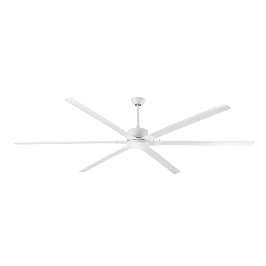Canarm Fanbos 96in Ceiling Fan | White Metal/MDF | Large Rooms & Warehouses | 96 x 96 x 20 in | Model CP96WH