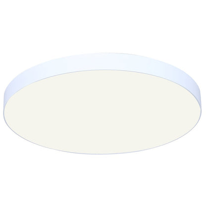 Canarm Madison 10in 1-Light LED Flush Mount | Modern White and PVC Lens | Bedroom & Hallway | 10 x 10 x 1 in | Model DL-10F-20WS-WH-C