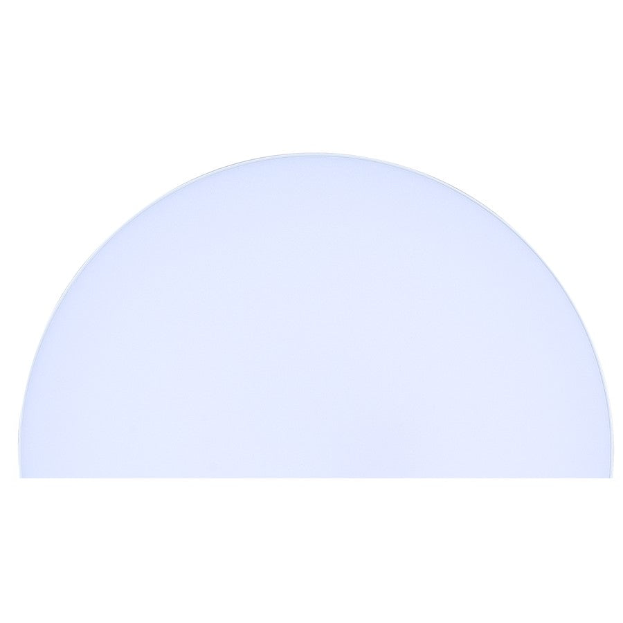 Canarm Madison 10in 1-Light LED Flush Mount | Modern White and PVC Lens | Bedroom & Hallway | 10 x 10 x 1 in | Model DL-10F-20WS-WH-C