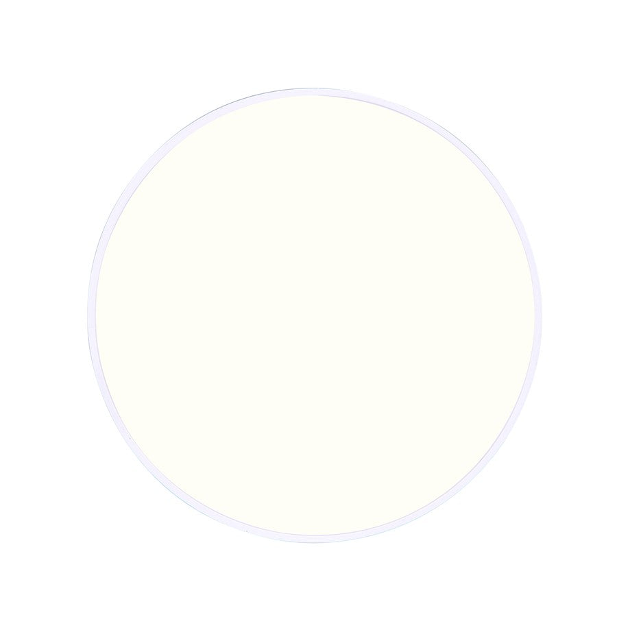 Canarm Madison 12in 1-Light LED Flush Mount | White PVC Lens | Bathroom & Hallway | 12 x 12 x 1 in | Model DL-12F-25WS-WH-C