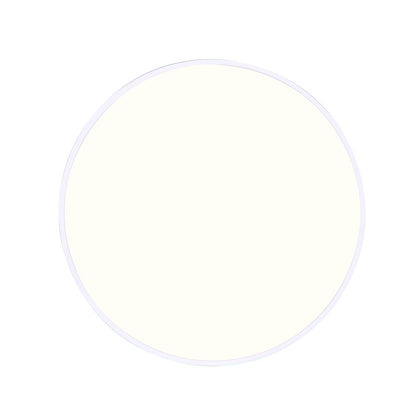 Canarm Madison 12in 1-Light LED Flush Mount | White PVC Lens | Bathroom & Hallway | 12 x 12 x 1 in | Model DL-12F-25WS-WH-C