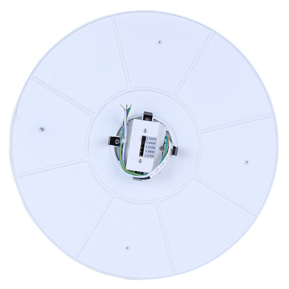 Canarm Madison 12in 1-Light LED Flush Mount | White PVC Lens | Bathroom & Hallway | 12 x 12 x 1 in | Model DL-12F-25WS-WH-C