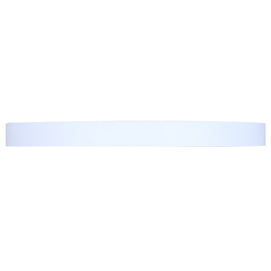Canarm Madison 12in 1-Light LED Flush Mount | White PVC Lens | Bathroom & Hallway | 12 x 12 x 1 in | Model DL-12F-25WS-WH-C
