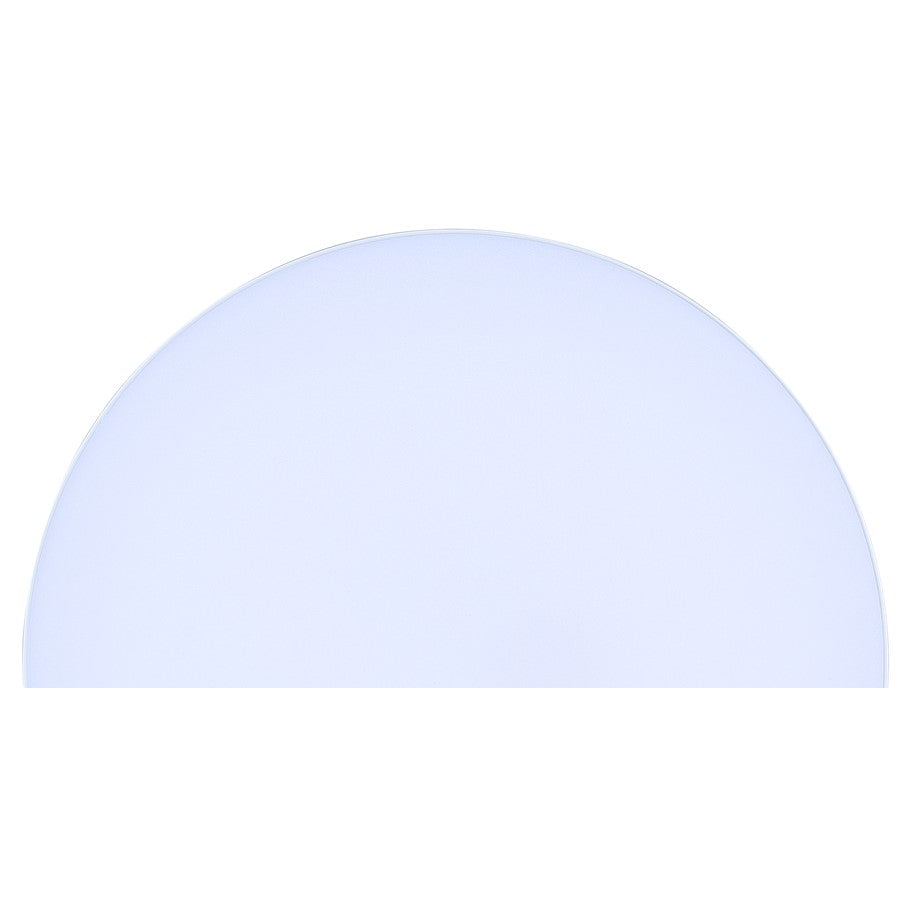 Canarm Madison 12in 1-Light LED Flush Mount | White PVC Lens | Bathroom & Hallway | 12 x 12 x 1 in | Model DL-12F-25WS-WH-C