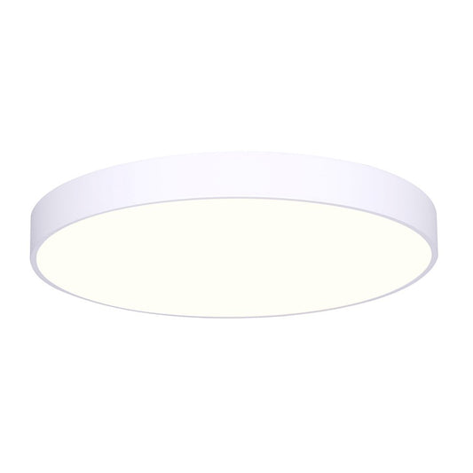 Canarm Madison 14in 1-Light LED Flush Mount | White PVC Lens | Kitchen & Office | 14 x 14 x 1 in | Model DL-14F-30WS-WH-C