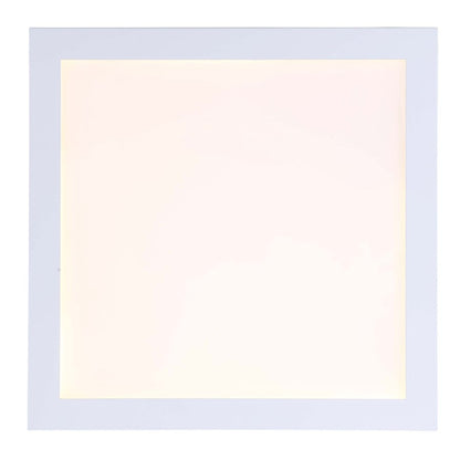 Canarm LED Disc 15in Square Flush Mount | White | Hallway & Bathroom Ceiling Light | 15 x 15 x 1 in | Model DL-15C-30SC-WH-C