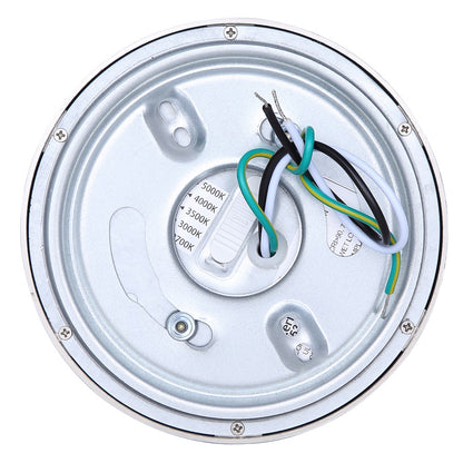 Canarm Madison 5in 1-Light LED Flush Mount | Brushed Nickel with PVC Lens | Living Room & Kitchen | Model DL-5F-10S-BN-C