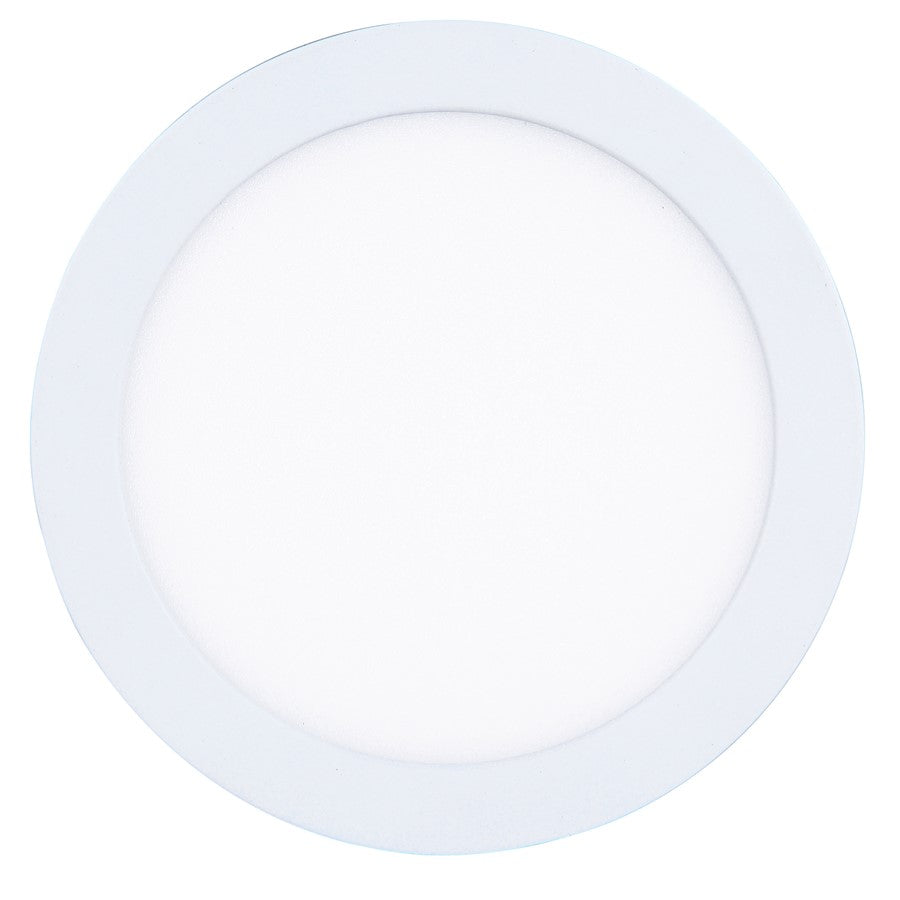 Canarm Madison 5in 1-Light LED Flush Mount | White with PVC Lens | Kitchen & Bathroom | 5 x 5 x 0.9 in, Dimmable 2700K-5000K | Model DL-5F-10S-WH-C