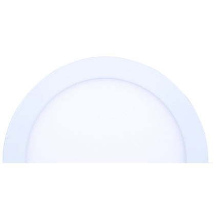 Canarm Madison 5in 1-Light LED Flush Mount | White with PVC Lens | Kitchen & Bathroom | 5 x 5 x 0.9 in, Dimmable 2700K-5000K | Model DL-5F-10S-WH-C