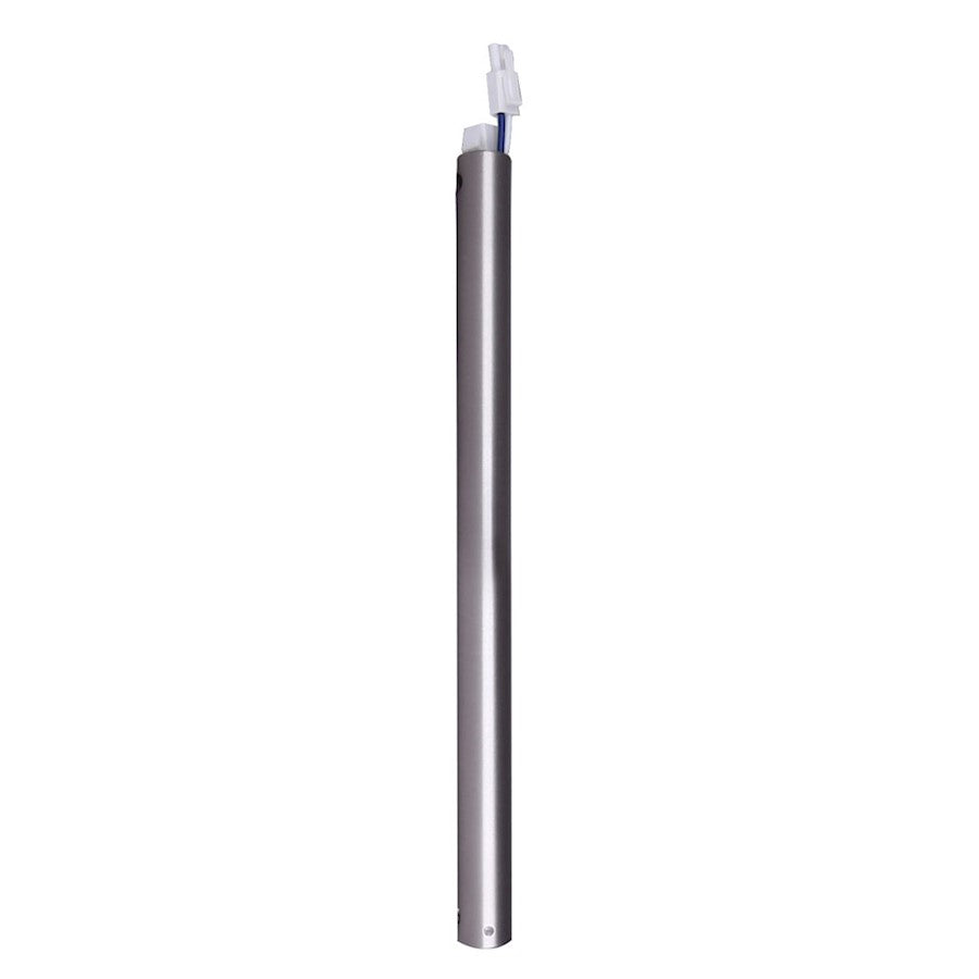 Canarm Brushed Nickel 12in DC Ceiling Fan Downrod Steel Extension Rod | Bedroom & Living Room Fan Accessory | 12 in L | Model DR12BN-DC