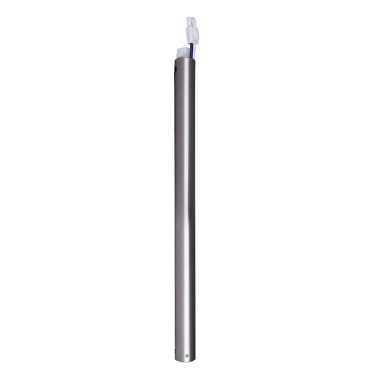 Canarm Brushed Nickel 12in DC Ceiling Fan Downrod Steel Extension Rod | Bedroom & Living Room Fan Accessory | 12 in L | Model DR12BN-DC