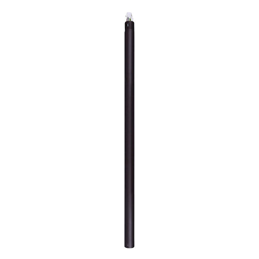 Canarm DR24BK-DC 24in Black Ceiling Fan Downrod | Steel | High Ceilings & Sloped Ceilings | 24in H | Model DR24BK-DC