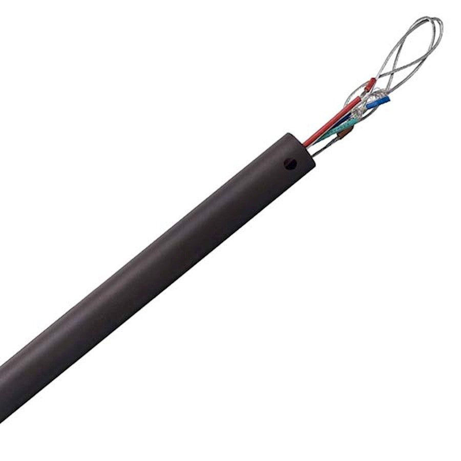 Canarm 36in Ceiling Fan Downrod | White Steel | High Ceilings & Sloped Ceilings | 36in H | Model DR3610