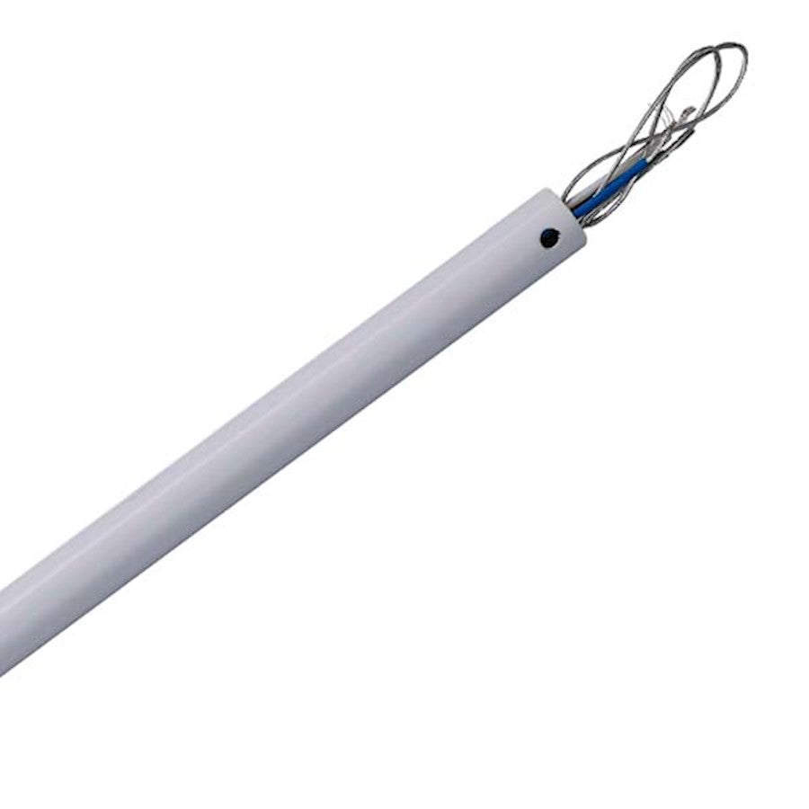 Canarm 36in Ceiling Fan Downrod | White Steel | High Ceilings & Sloped Ceilings | 36in H | Model DR3611