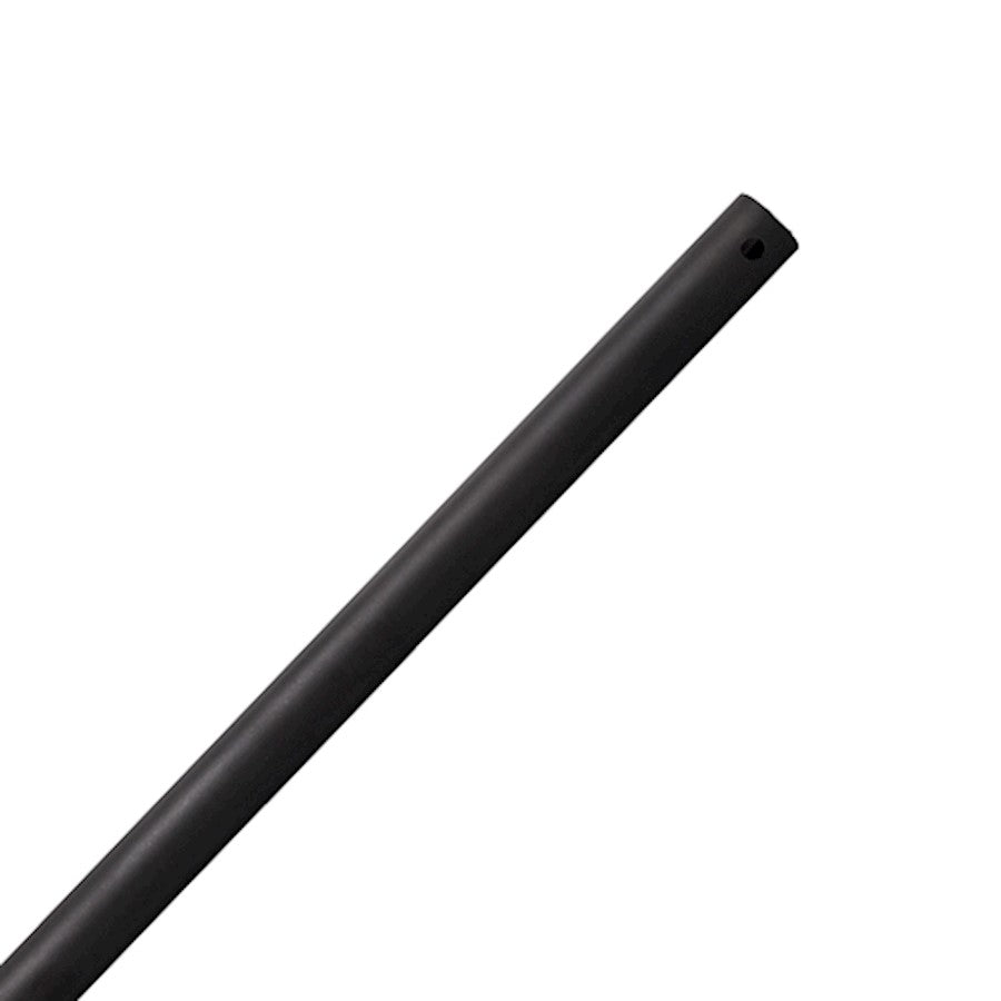 Canarm 36in Black Fan Downrod | Steel Ceiling Fan Accessory | Standard Ceilings | 1x36in | Model DR36CP56BK