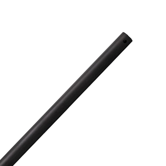Canarm 36in Black Fan Downrod | Steel Ceiling Fan Accessory | Standard Ceilings | 1x36in | Model DR36CP56BK