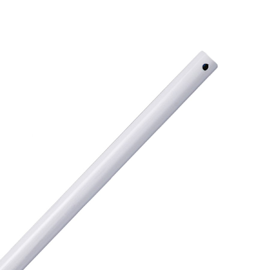 Canarm DR8CP56 8in White Ceiling Fan Downrod | Steel Construction | For CP36, CP48, CP56 Fans | 8 x 1 in | Model DR8CP56