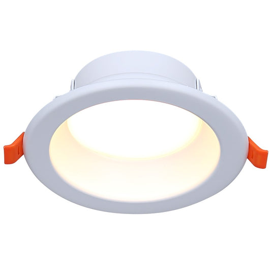 Canarm Madison 4.17in 1-Light Recessed LED Light | White Finish | Bathroom & Kitchen | Integrated LED, Wet Rated | Model HLD415WH