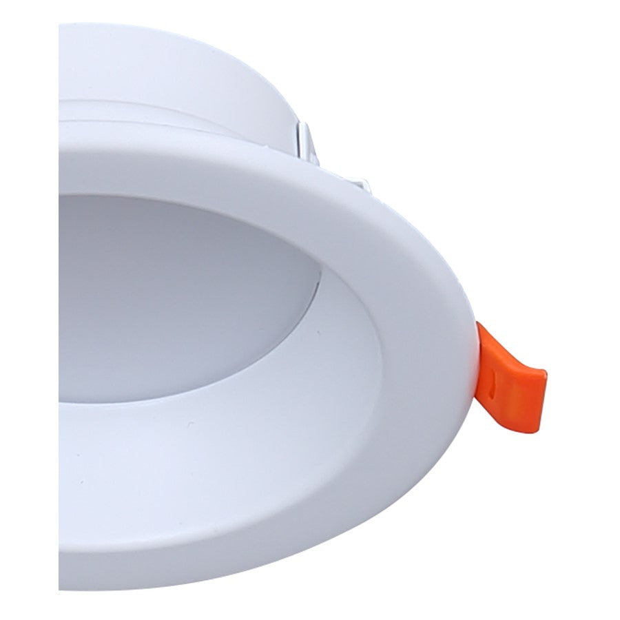 Canarm Madison 4.17in 1-Light Recessed LED Light | White Finish | Bathroom & Kitchen | Integrated LED, Wet Rated | Model HLD415WH