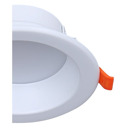 Canarm Madison 4.17in 1-Light Recessed LED Light | White Finish | Bathroom & Kitchen | Integrated LED, Wet Rated | Model HLD415WH
