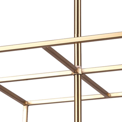 Canarm Coco 14in 4-Light Chandelier | Modern Gold Metal | Dining Room & Living Room | 14 x 14 x 23 in | Model ICH1034A04GD14