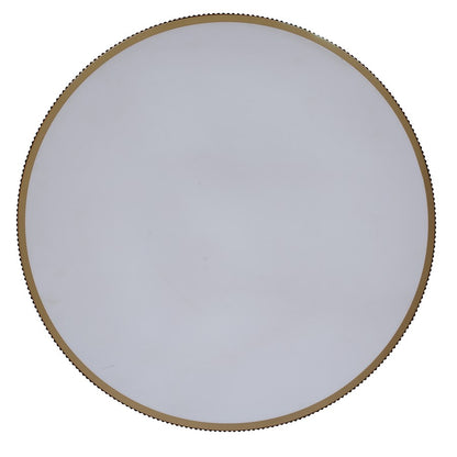 Canarm Scarlett 22in 3-Light Chandelier | Painted Gold and Ribbed Metal Shade | Dining Room & Kitchen Island | 22 x 22 x 15 in | Model ICH1208A03PGD22