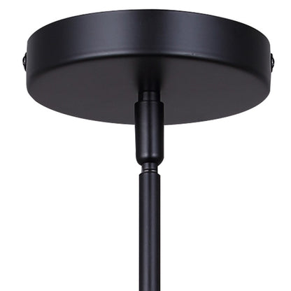 Canarm Payton 27in 5-Light Chandelier | Matte Black and Opal Glass | Dining Room & Entryway | 27 x 27 x 28 in | Model ICH1210A05BK9