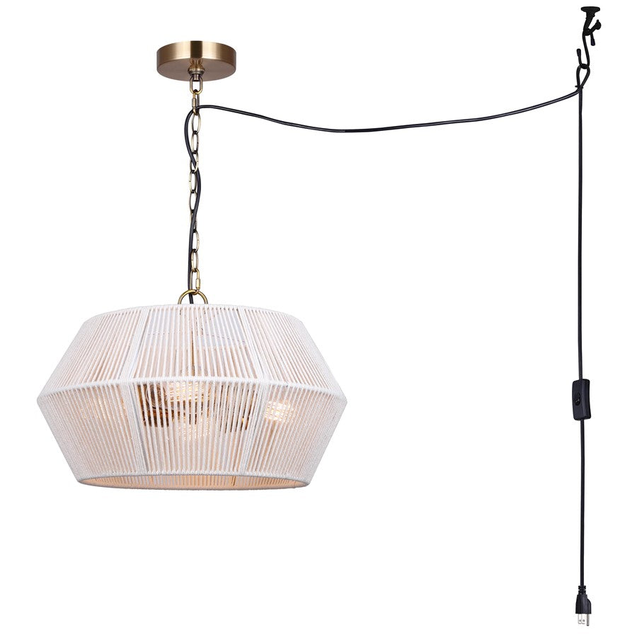 Canarm Ikaria 17.75in 4-Light Chandelier | Modern Gold Steel | Dining Room & Entryway | 17.75 x 17.75 x 11.25 in | Model ICH2110B04GD18
