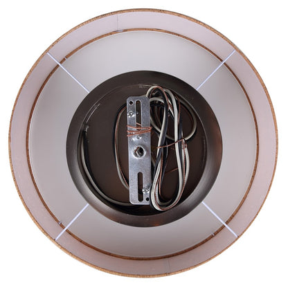 Canarm Eden 22in 3-Light Chandelier | Modern Cork & Brushed Nickel Metal | Dining Room & Living Room | 22 x 22 x 28.25 in | Model ICH2120B03BN22