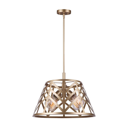Canarm Maud 19in 4-Light Chandelier | Gold Finish | Dining Room & Living Room | 19 x 19 x 22 in | Model ICH635B04PGD19