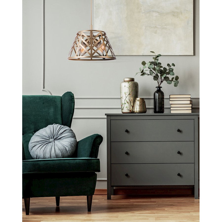 Canarm Maud 19in 4-Light Chandelier | Gold Finish | Dining Room & Living Room | 19 x 19 x 22 in | Model ICH635B04PGD19