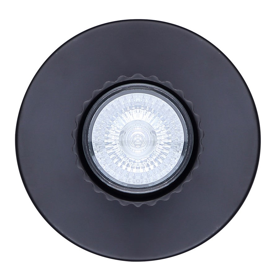 Canarm Rexton 5in 1-Light Track Light | Matte Black Steel | Hallway & Entryway Accent | 5 x 5 x 6 in | Model ICW1119A01BK10