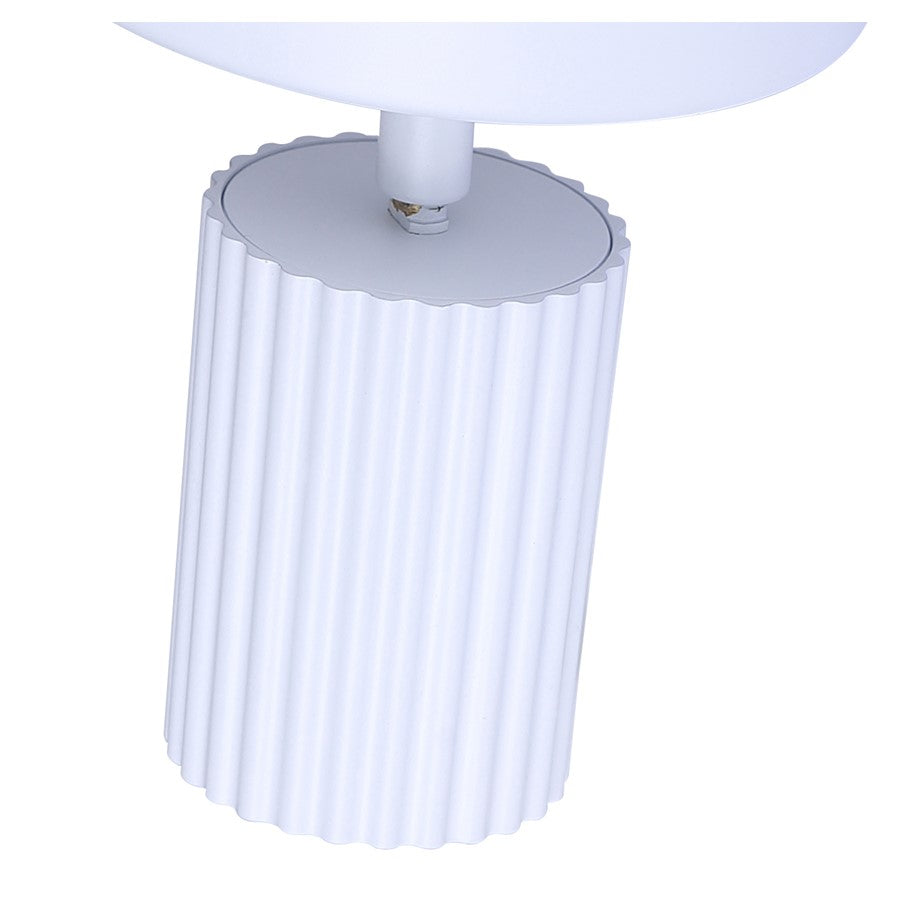Canarm Rexton 4.75in 1-Light Track Lighting | Matte White Steel | Kitchen & Hallway | 4.75 x 4.75 x 5.75 in | Model ICW1119A01WH10