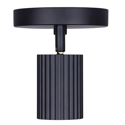 Canarm Rexton 5.5in 2-Light Track Lighting | Matte Black Steel | Hallway & Bedroom | 5.5 x 5 x 5.75 in | Model ICW1119A02BK10