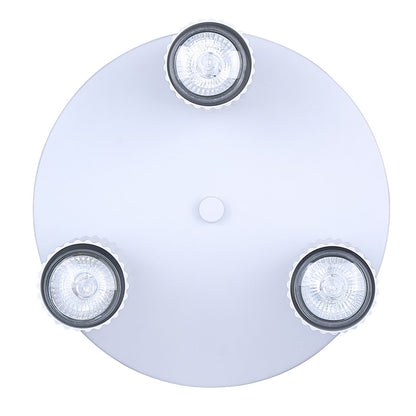 Canarm Rexton 9in 3-Light Track Lighting | Matte White Steel | Kitchen & Hallway Accent | 9.8 x 9.85 x 5.75 in | Model ICW1119A03WH10