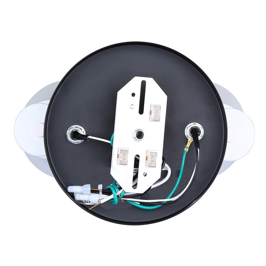 Canarm Radley 10in 2-Light Track Lighting | Matte Black and White Metal | Living Room & Kitchen Accent | 10 x 6 x 6 in | Model ICW1163A02BW10