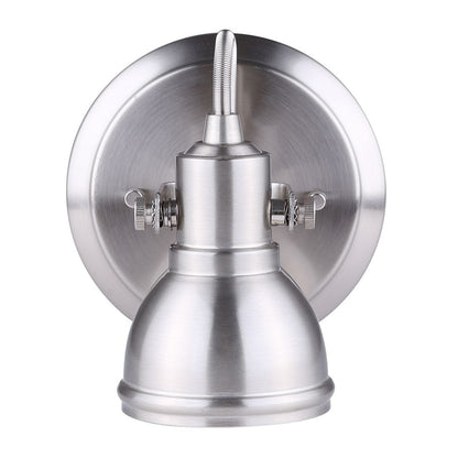 Canarm Polo 1-Light Track Light | Brushed Nickel Metal | Kitchen & Hallway | 5 x 5 x 7 in | Model ICW622A01BN10