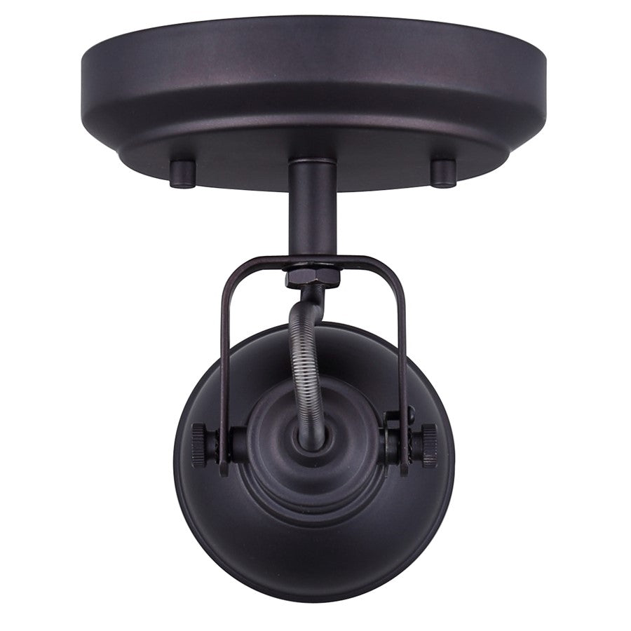 Canarm Polo 1-Light Track Light | Oil Rubbed Bronze Metal | Entryway & Kitchen | 5 x 5 x 7 in | Model ICW622A01ORB10
