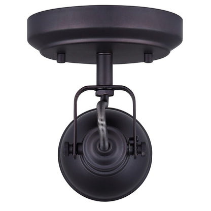 Canarm Polo 1-Light Track Light | Oil Rubbed Bronze Metal | Entryway & Kitchen | 5 x 5 x 7 in | Model ICW622A01ORB10