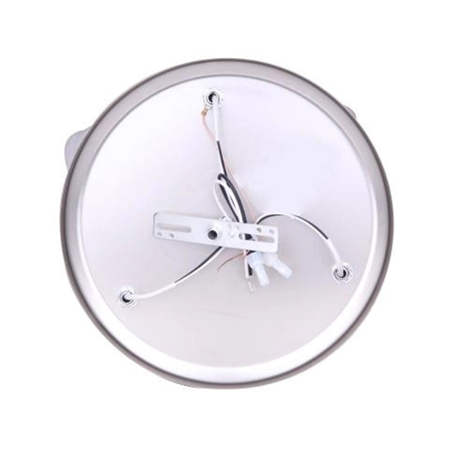 Canarm Jasper 10in 3-Light Flush Mount | Brushed Pewter and White Alabaster Glass | Bedroom & Hallway Ceiling Light | 10 x 10 x 4 in | Model ICW9351