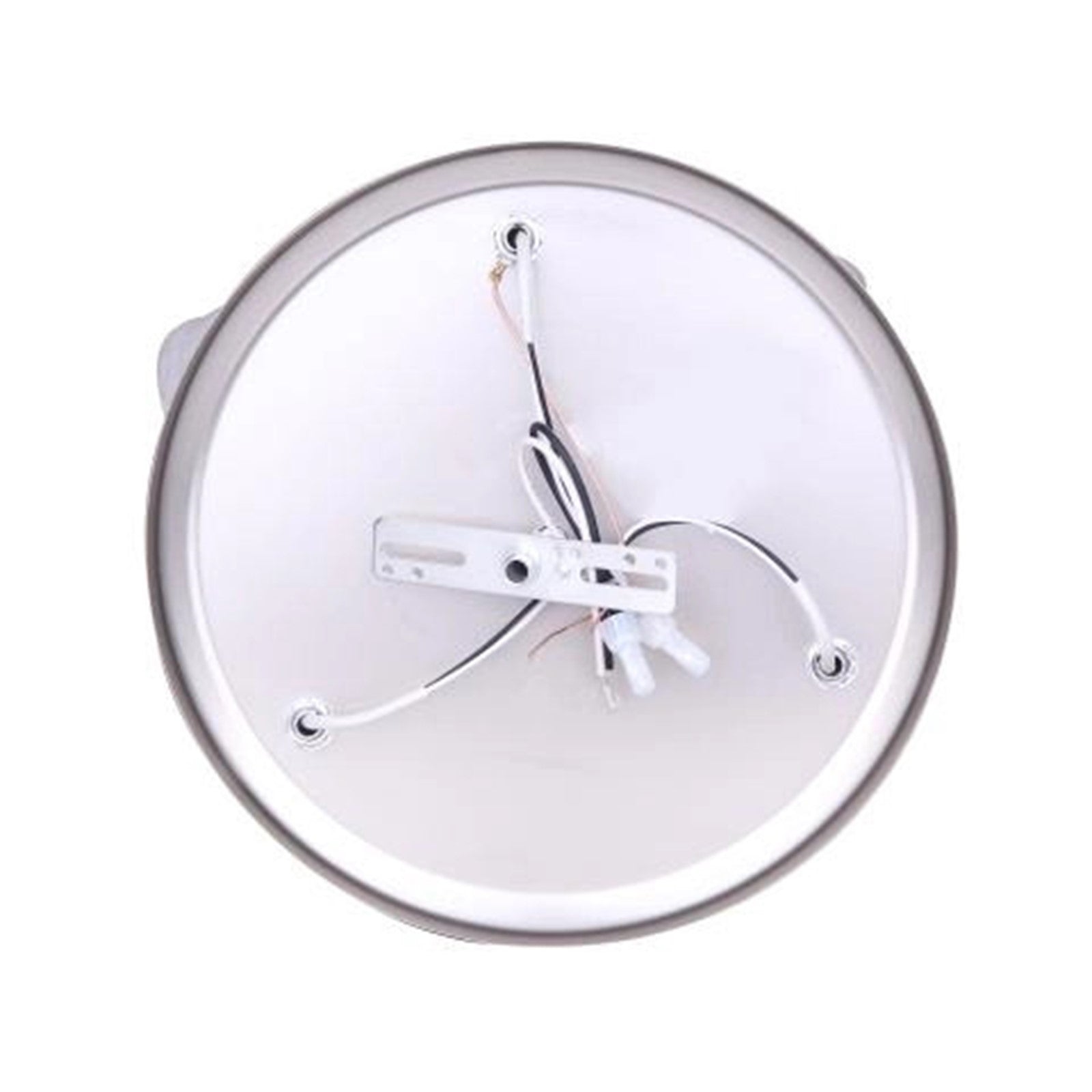 Canarm Jasper 10in 3-Light Flush Mount | Brushed Pewter and White Alabaster Glass | Bedroom & Hallway Ceiling Light | 10 x 10 x 4 in | Model ICW9351
