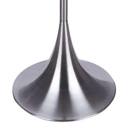 Canarm Clara 61in 2-Light Floor Lamp | Brushed Nickel and White Fabric Shade | Living Room & Bedroom | 19 x 19 x 61 in | Model IFL2122B61BN